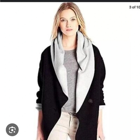 Sanctuary Tops - Anthropologie Sanctuary Unstructured Gray Sweatshirt Jacket